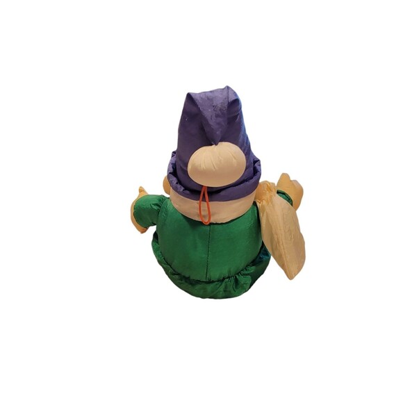 Vintage 1978 Gnome Nylon Parachute Material Plush Made in Korea 13" Christmas - Picture 4 of 7